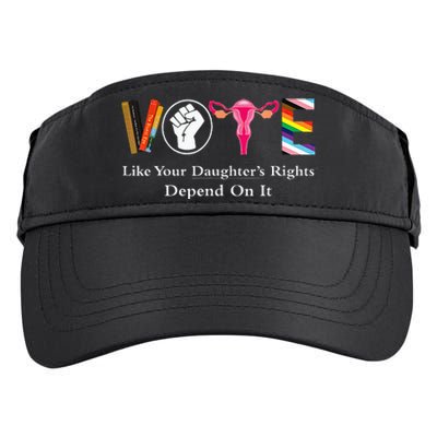 Vintage Vote Like Your Granddaughters Rights Depend On It Adult Drive Performance Visor