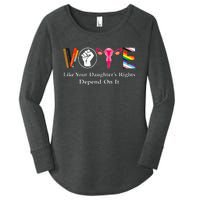 Vintage Vote Like Your Granddaughters Rights Depend On It Women's Perfect Tri Tunic Long Sleeve Shirt