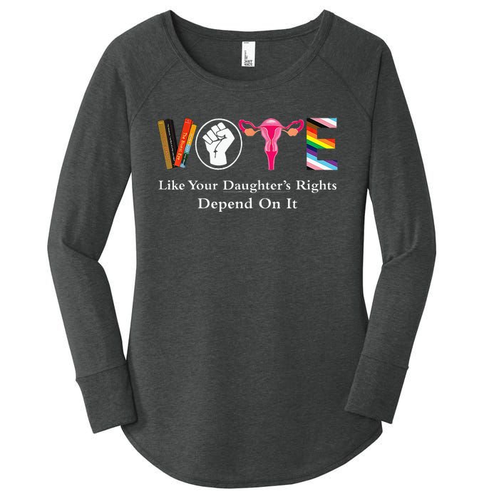 Vintage Vote Like Your Granddaughters Rights Depend On It Women's Perfect Tri Tunic Long Sleeve Shirt