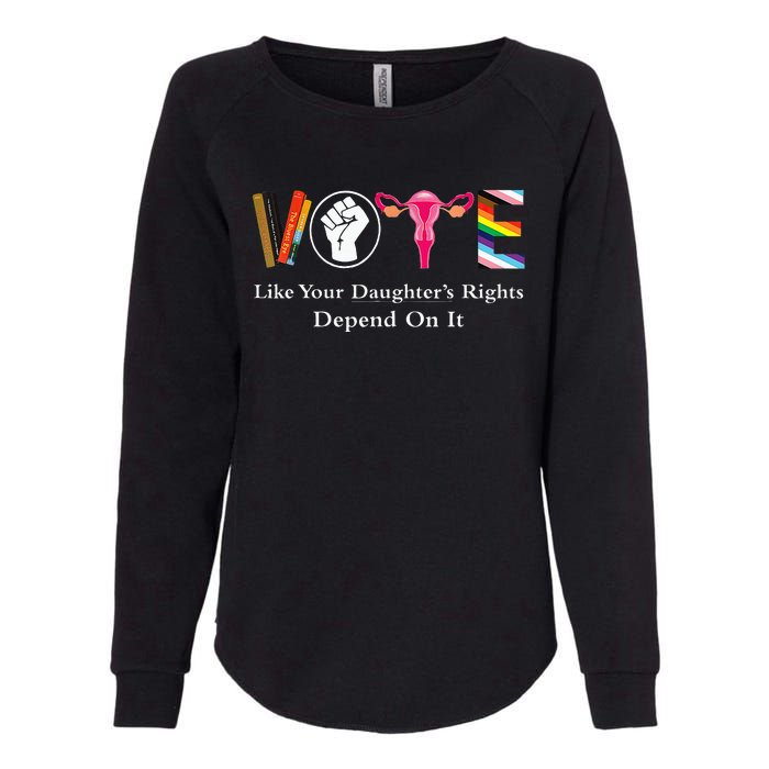 Vintage Vote Like Your Granddaughters Rights Depend On It Womens California Wash Sweatshirt