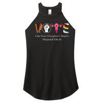 Vintage Vote Like Your Granddaughters Rights Depend On It Women's Perfect Tri Rocker Tank