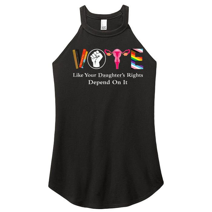 Vintage Vote Like Your Granddaughters Rights Depend On It Women's Perfect Tri Rocker Tank