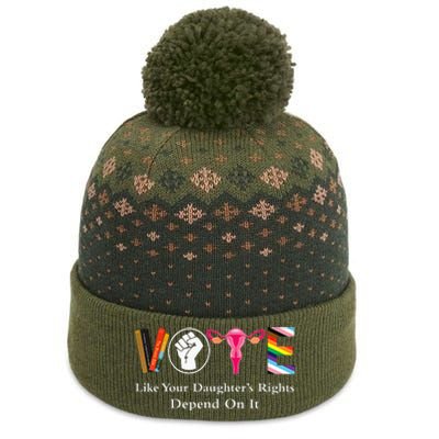 Vintage Vote Like Your Granddaughters Rights Depend On It The Baniff Cuffed Pom Beanie