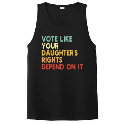 Vintage Vote Like Your Daughter’S Rights Depend On It PosiCharge Competitor Tank