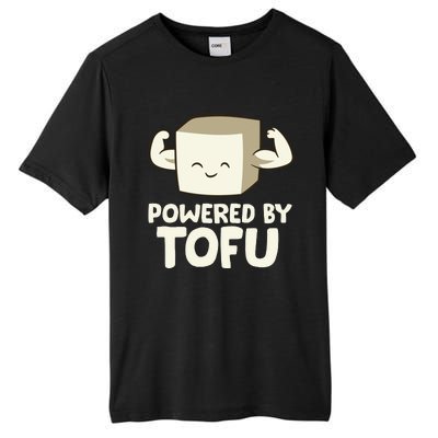 Vegan Vegetarian Love Tofu Powered By Tofu Tall Fusion ChromaSoft Performance T-Shirt