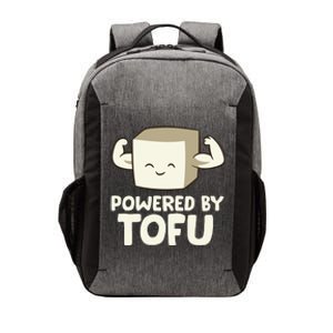 Vegan Vegetarian Love Tofu Powered By Tofu Vector Backpack