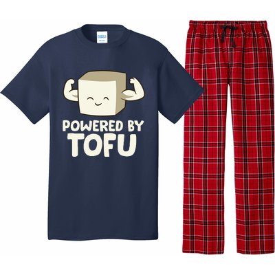 Vegan Vegetarian Love Tofu Powered By Tofu Pajama Set