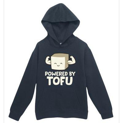 Vegan Vegetarian Love Tofu Powered By Tofu Urban Pullover Hoodie