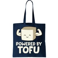 Vegan Vegetarian Love Tofu Powered By Tofu Tote Bag