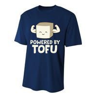 Vegan Vegetarian Love Tofu Powered By Tofu Performance Sprint T-Shirt