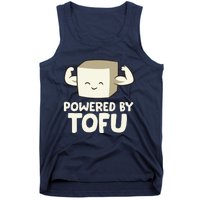 Vegan Vegetarian Love Tofu Powered By Tofu Tank Top