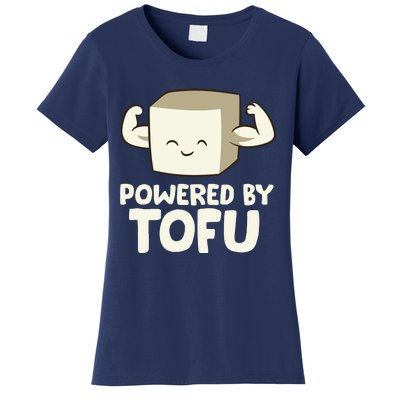 Vegan Vegetarian Love Tofu Powered By Tofu Women's T-Shirt