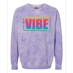 Vibe Volleyball Lab Multi Color Colorblast Crewneck Sweatshirt