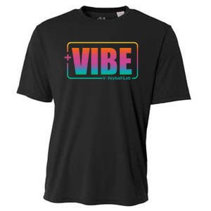 Vibe Volleyball Lab Multi Color Cooling Performance Crew T-Shirt