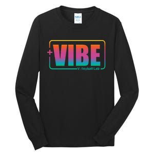 Vibe Volleyball Lab Multi Color Tall Long Sleeve T-Shirt