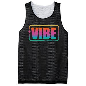 Vibe Volleyball Lab Multi Color Mesh Reversible Basketball Jersey Tank