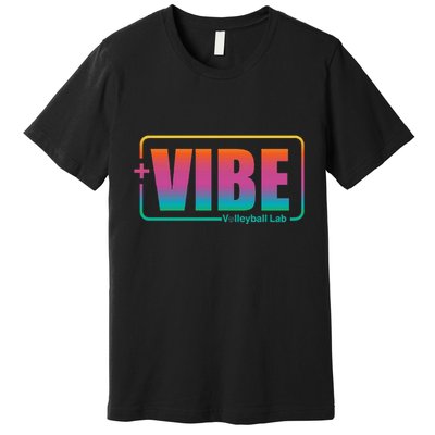 Vibe Volleyball Lab Multi Color Premium T-Shirt