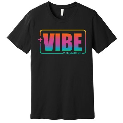 Vibe Volleyball Lab Multi Color Premium T-Shirt