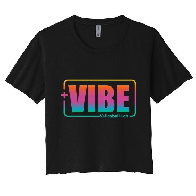 Vibe Volleyball Lab Multi Color Crop Top