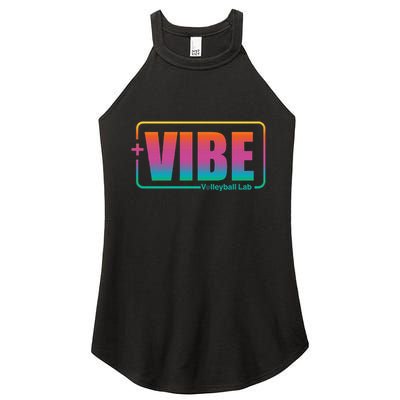 Vibe Volleyball Lab Multi Color Women's Perfect Tri Rocker Tank