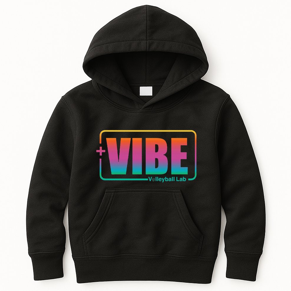 Vibe Volleyball Lab Multi Color Kids Hoodie