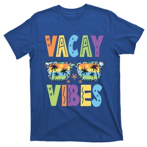 Vacay Vibes Leopard Sunglasses Summer Vacation Retro Gift T-Shirt