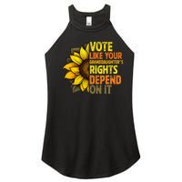 Vintage Vote Like Your Granddaughters Rights Depend On It Women's Perfect Tri Rocker Tank