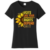 Vintage Vote Like Your Granddaughters Rights Depend On It Women's T-Shirt