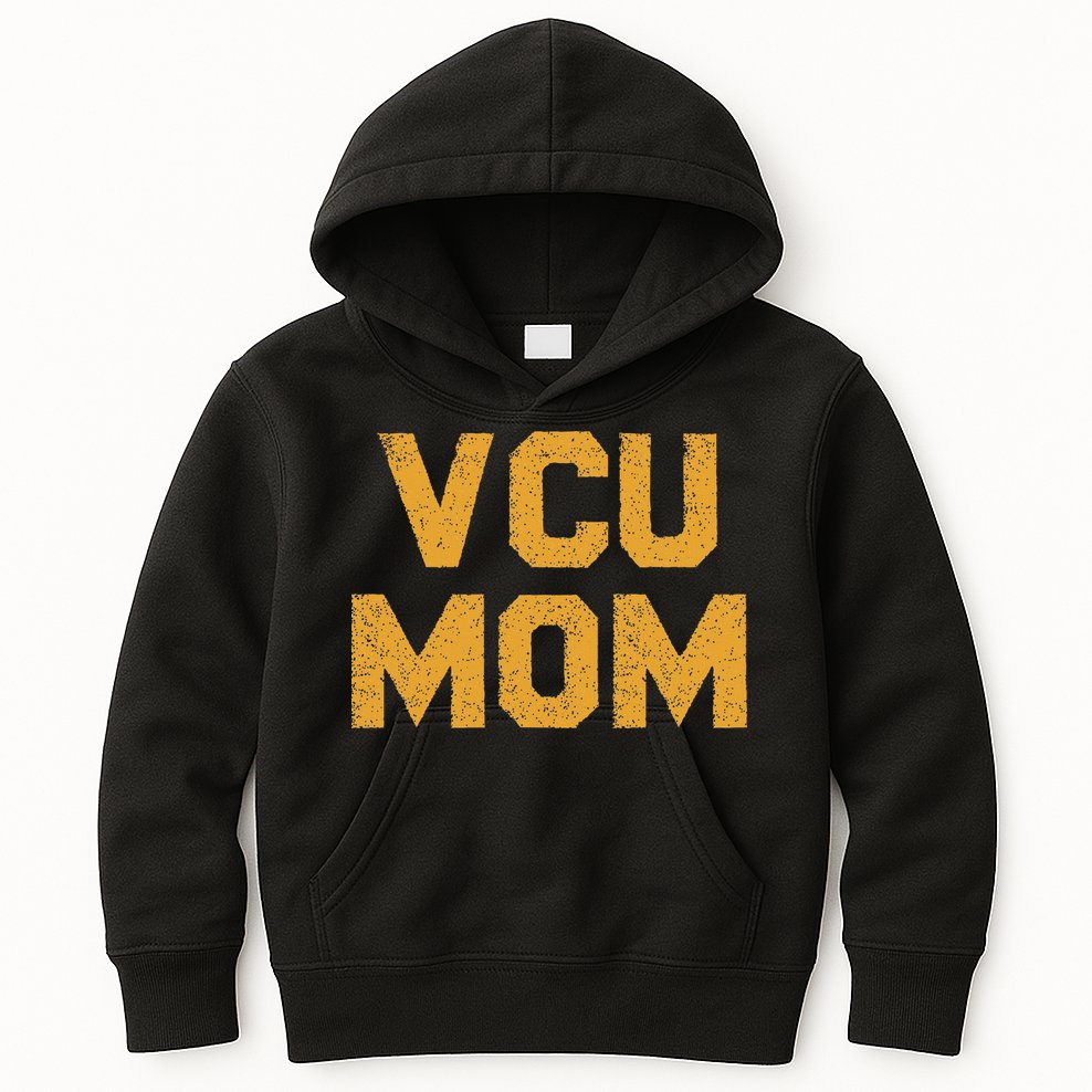 Vintage Vcu Mom Kids Hoodie