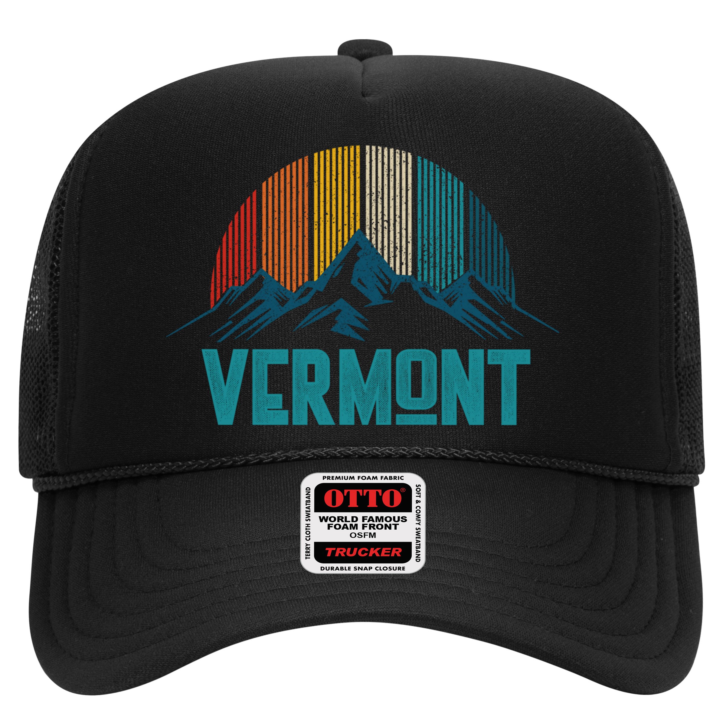 Vermont Vintage Mountains Nature Hiking Souvenir Gift Hat