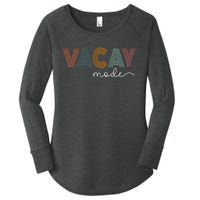 Vintage Vacay Mode For Camping Family Vacations In 2023 Women's Perfect Tri Tunic Long Sleeve Shirt