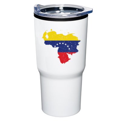 Vintage Venezuela Map 7 Stars Flag Venezuela Flag Tumbler