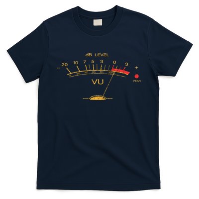 Volume Vu Meter Vintage Audio Engineer Recording T-Shirt