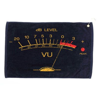 Volume Vu Meter Vintage Audio Engineer Recording Grommeted Golf Towel