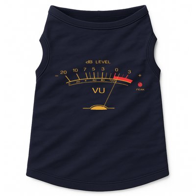 Volume VU Meter Vintage Audio Engineer Recording Studio Doggie Tank