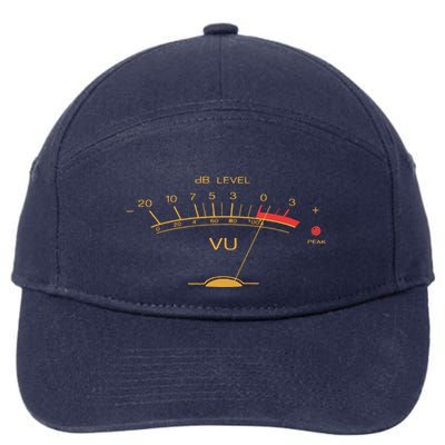 Volume VU Meter Vintage Audio Engineer Recording Studio 7-Panel Snapback Hat