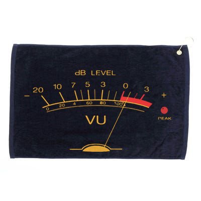 Volume VU Meter Vintage Audio Engineer Recording Studio Grommeted Golf Towel