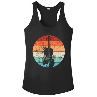 Violin Violinist Musical Instrument Retro Ladies PosiCharge Competitor Racerback Tank