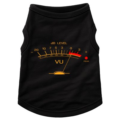 Volume Vu Meter Audio Engineer Recording Studio Gear Head Musician Guitar Doggie Tank