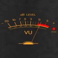 Volume Vu Meter Audio Engineer Recording Studio Gear Head Musician Guitar 25L Jumbo Tote