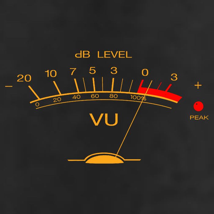 Volume Vu Meter Audio Engineer Recording Studio Gear Head Musician Guitar 25L Jumbo Tote