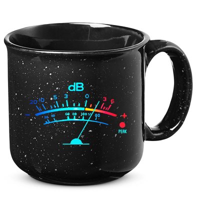 Volume VU Meter Vintage Audio Engineer Recording 15oz Campfire Ceramic Mug