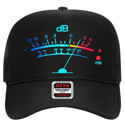 Volume VU Meter Vintage Audio Engineer Recording Trucker Hat