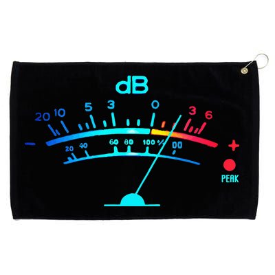 Volume VU Meter Vintage Audio Engineer Recording Grommeted Golf Towel