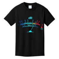Volume VU Meter Vintage Audio Engineer Recording Kids T-Shirt