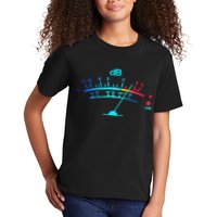 Volume VU Meter Vintage Audio Engineer Recording Kids T-Shirt