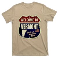 Vermont Vintage Metal Road Sign Logo T-Shirt