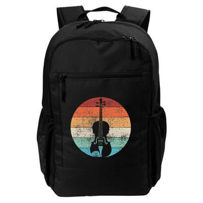 Violin Violinist Musical Instrument Retro Daily Commute Backpack