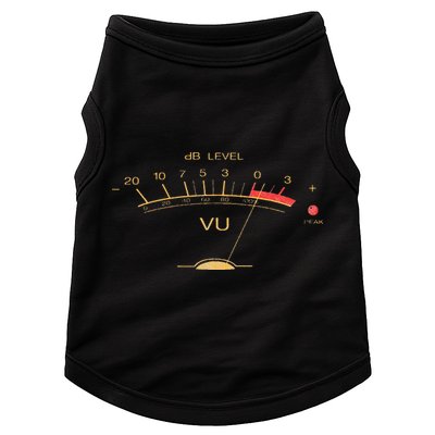 Volume VU Meter Vintage Audio Engineer Recording Studio Doggie Tank