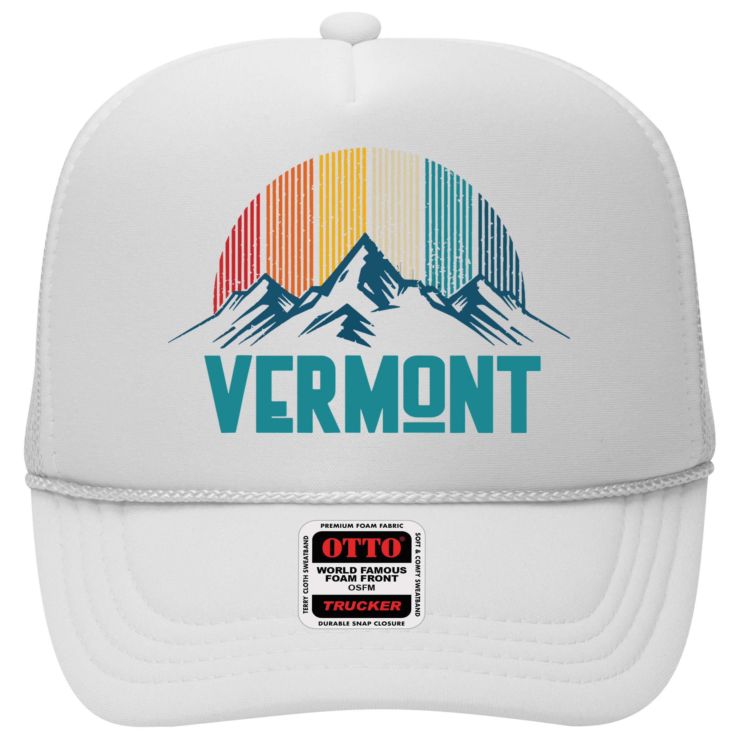 Vermont Vintage Mountains Nature Hiking Souvenir Gift Hat